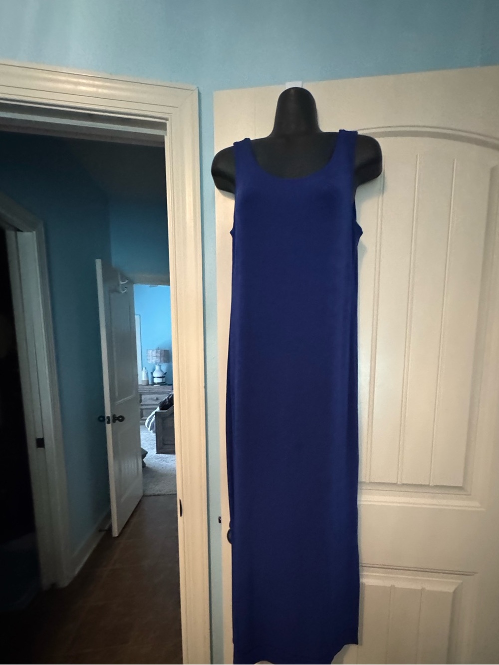 Chico's Cobalt Blue Sleeveless Maxi Dress